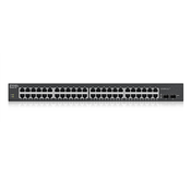 Zyxel GS1900-48HPv2 Upravljano L2 Gigabit Ethernet (10/100/1000) Podrška za napajanje putem Etherneta (PoE) Crno