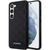 Karl Lagerfeld Etui Karl Lagerfeld Saffiano Mono Metal Logo za Samsung Galaxy S24 - črno