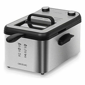 Friteza Cecotec CleanFry Infinity 3000 3 L 2400W Črna Nerjaveče Jeklo 2400W