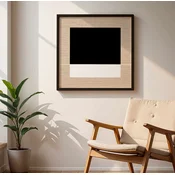 Wallity Dekorativna uramljena slika na platnu, 104x104cm, Šarena