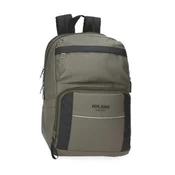 Pepe Jeans unisex. 7022041 Računalniški nahrbtnik 13,3 Dortmund green (OSFA), Priložnostno, Zelena, Poliester