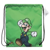 Northix Telovadna torba Super Mario Bros Luigi, velikost 40 cm, vzdržljiv dizajn