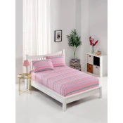 Hanah home Set posteljine Kokteyl, 100x200+20cm, Roze