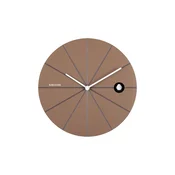 Zidni sat s kukavicama Karlsson Destacado Cuckoo 28 cm boja: smeda