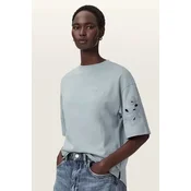 AllSaints oversize kratka ženska majica bombažna LOLA