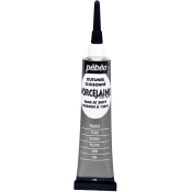 Pébéo Porcelaine 150 Kontura za porcelan Pewter 20 ml 1 kos