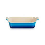 Posoda za pečico HERITAGE 26 cm, 2,4 l, AZURE, kamnita posoda, Le Creuset