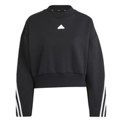 Adidas W FI 3S SWT, ženski pulover, crna IP1549