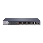 Switch HIKVISION DS-3E0528HP-E POE Stikalo, 28-Portno, Modra