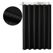INF Zavesa za tuš vodotesna kopalniška zavesa za tuš Black L, (21296896)