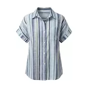 Imily Bela Bluza modra/svetlo modra/bela