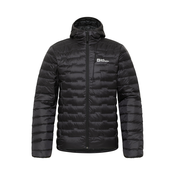 JACK WOLFSKIN Zunanja jakna PASSAMANI črna/bela