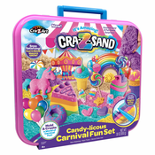 Crazart set kinetični pesek Zabaviščni park Cra-Z-Sand 850 g