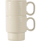 sagaform Coffee & More 2-delni set skodelic za kavo - Beige