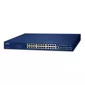 PLANET GS-4210-16UP8T4X mrežno stikalo Upravljano L2/L4 Gigabit Ethernet (10/100/1000)