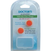 DOCTORS Tamponi za uši, Silikonski, Anatomski, 2 komada, Narandžasti