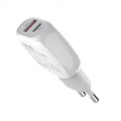 LDNIO A2313C (89423) kucni punjac USB 3.0 sa kablom Tip C (muški) na lightning (muški) beli