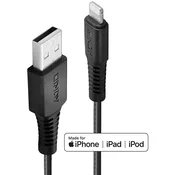 LINDY LINDY USB kabel USB 2.0 Apple Lightning vtič \, USB-A vtič 0.50 m črna 31290, (20417039)