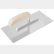 GLADILKA ZIDARSKA 270x130 MM INOX / LESEN ROČAJ - GLADKA