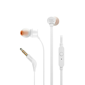 In-Ear slušalke JBL T110 Pure Bass - bele