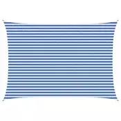 Jedrilica za suncevu sjenu Plava i bijela 3,5 x 4,5 m HDPE