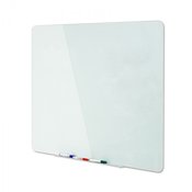 Staklena magnetna ploca Bi-Office - 90 x 60 cm, bijela
