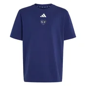 Adidas J MRVL SM GFX T, maja o.kr, modra HL395