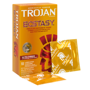 Trojan Ecstasy Ultra Ribbed 10 pack