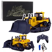 Buldožer Bager Huina Kovinski gradbeni model 1:50