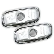 OEM Kristalni bocni migavci Audi, Hrom
