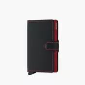 Secrid Miniwallet Matte MM-Black & Red