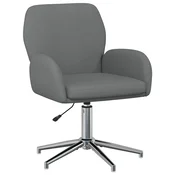 vidaXL vidaXL vrtljiva pisarniška stol 54 x 58 x 90 cm Temno siva Blago, (5000302265)