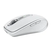 Miška Logitech MX Anywhere 3S brezžična, Bluetooth, 8000 dpi, polnilna baterija, srebrna