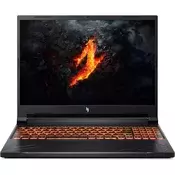 Prijenosno racunalo Acer Nitro V16, Ryzen 5-8645HS, 64 GB RAM-a, 1 TB + 2 TB SSD, RTX 4050, 180 Hz, Windows 11 Home