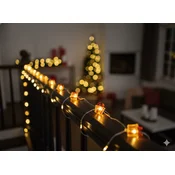 CHOMIK LED SVETILKA Z NIZKOENERGETSKO VERIGO DARILO 20 L NA BATERIJE pakiranje=20kos *0177