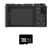INF Digitalni fotoaparat W11 12x zoom, 4K video, 64MP, 270° zaslon Black, (5000324307)
