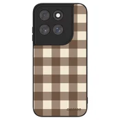 ULTIMATE CASE za Motorola Moto G77 - Brown grid
