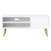 Songmics TV regal 120x40x49 cm bela