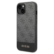 GUESS Maska za telefon iPhone 15 6.1 GUHCP15SG4GLGR, Siva