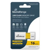 Usb ključ 16gb mediarange 2.0 rumen mr972