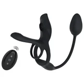 SuperLove RC Multi Function Couples Vibrator Black