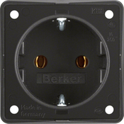 Berker Berker SCHUKO vtičnica črna mat 947782503, (20859544)
