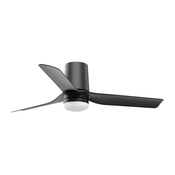 FARO 33834-1TW-LED Zatemnitven ventilator MINI PUNT TUB S LED/10W 2700/4000/6000K + Daljinski upravljalnik