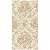 Casa Padrino Baroque Non-Woven Wallpaper Cream/Gold Metallic