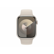 APPLE Watch S9 GPS 45mm Starlight Alu Case w Starlight Sport Band - S/M(mr963se/a)