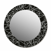 tulup.si Okroglo okrasno ogledalo Geometrijski vzorec fi 60 cm