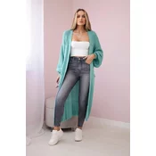 Long cardigan mint