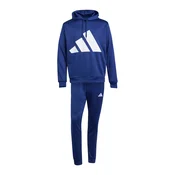 ADIDAS SPORTSWEAR Športna trenirka temno modra/bela