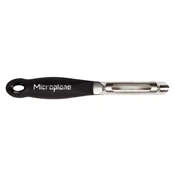 Microplane Lupilnik zelenjave Microplane črne barve z očesnim rezilom