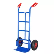 Zložljiv transportni voziček CART z napihljivimi pnevmatikami, maks. 200kg, moder Gardebruk